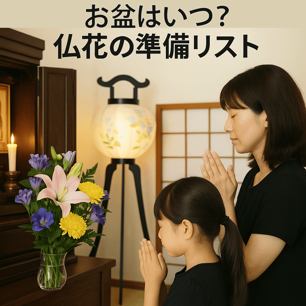 2026年のお盆はいつ？お盆にやることリストイメージ写真